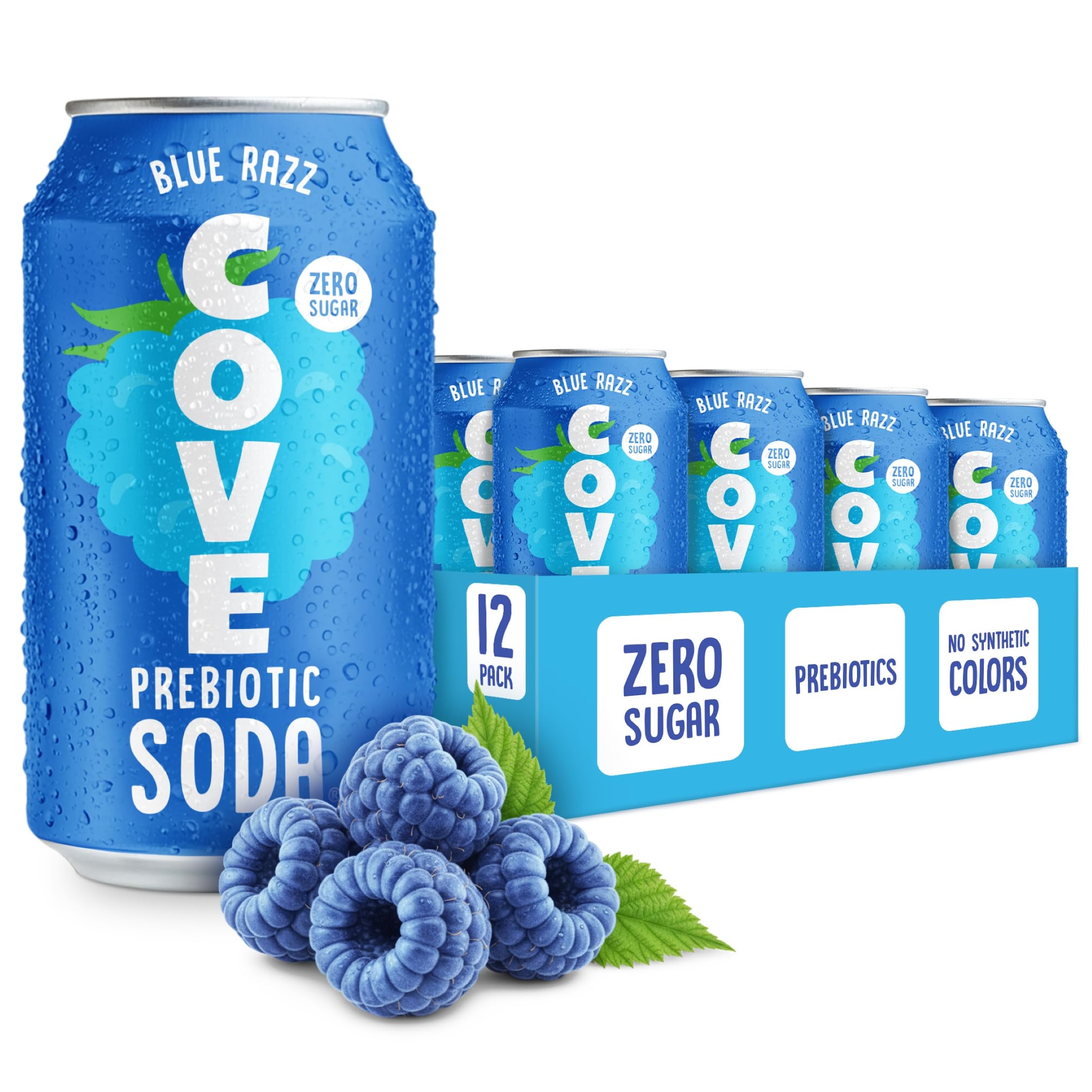Amazon.com : Cove Prebiotic Soda Soft Drinks with Zero Sugar